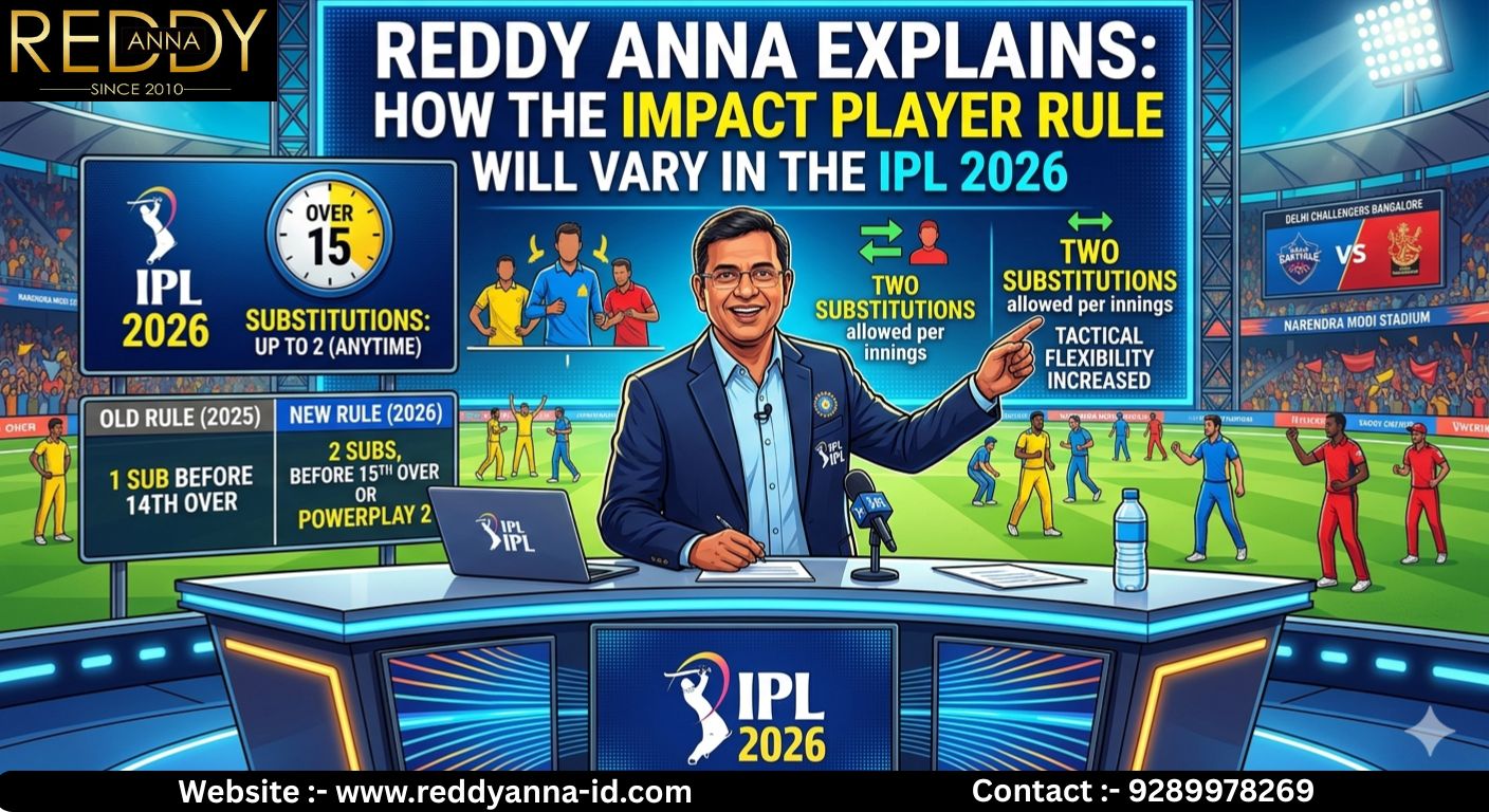 Reddy Anna Explains: How the Impact Player Rule will vary in the IPL 2026